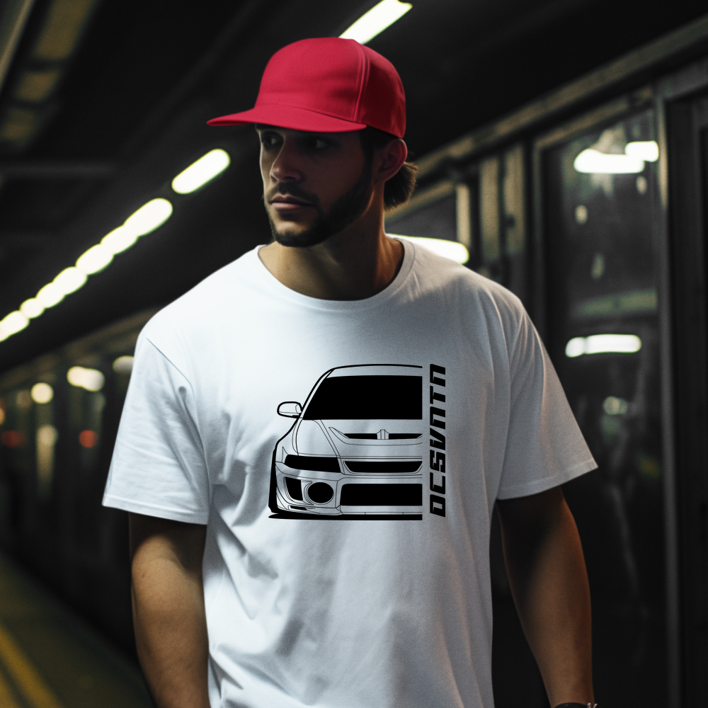 Mitsubishi Lancer Evolution 5 EVO BJ 1998 – personalisierbares Shirt & Hoodie