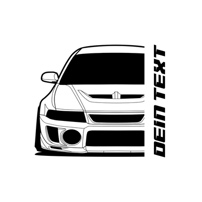 Mitsubishi Lancer Evolution 5 EVO BJ 1998 – personalisierbares Shirt & Hoodie