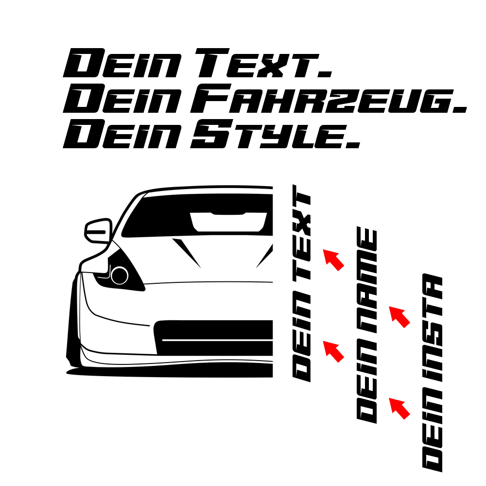Nissan 370Z Nismo BJ 2010 – personalisierbares Shirt & Hoodie
