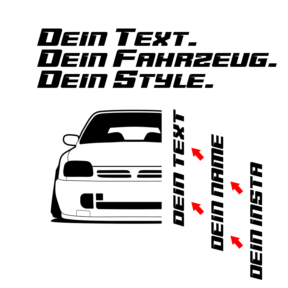 1992 Nissan Micra K11 – Customizable Shirts & Hoodies