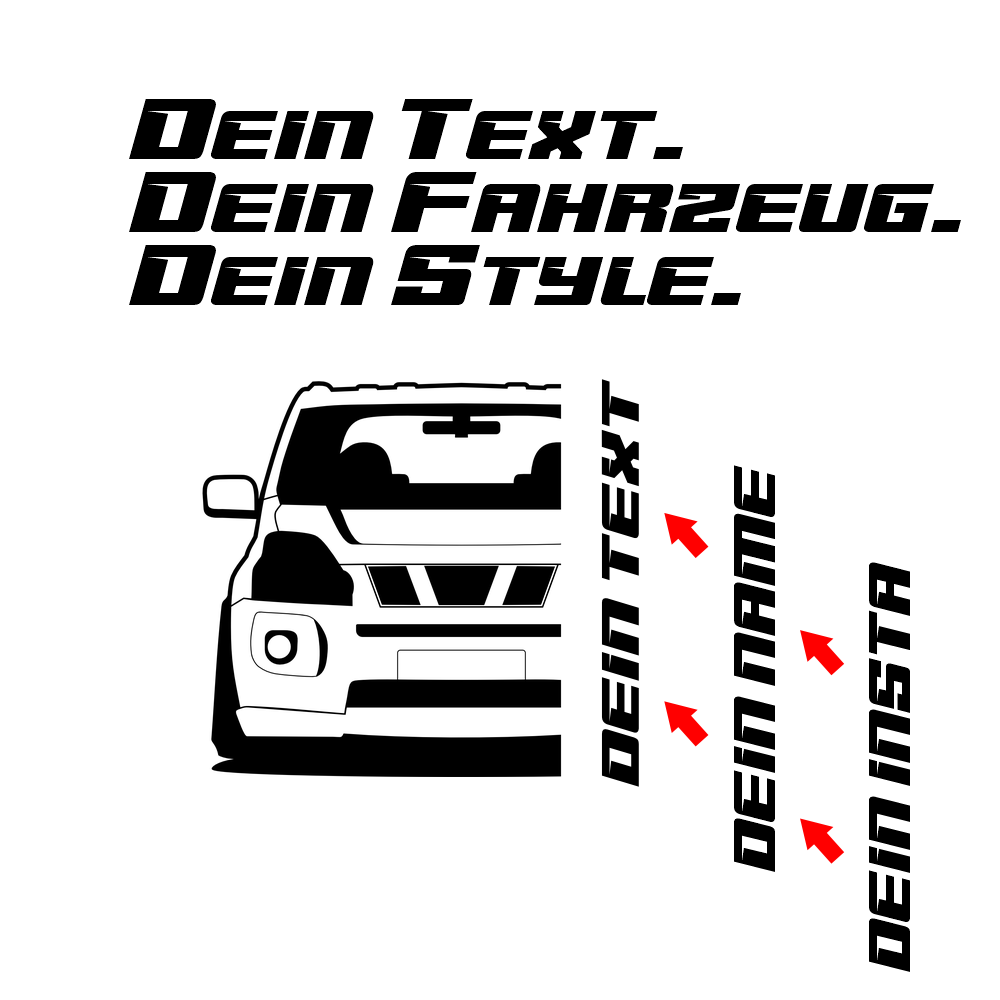 Nissan X-Trail T31 MY 2007 – customizable Shirts & Hoodies