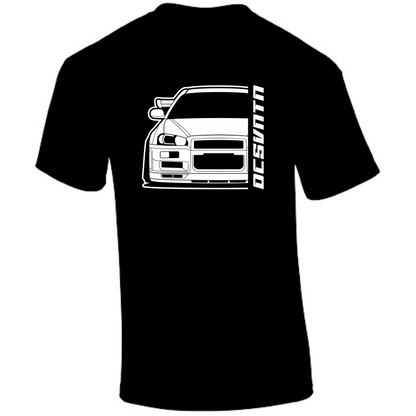 Nissan Skyline R34 GTR Spoiler 1999 Model – customizable Shirts & Hoodies