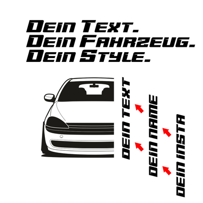Opel Corsa C BJ 2000 – personalisierbares Shirt & Hoodie