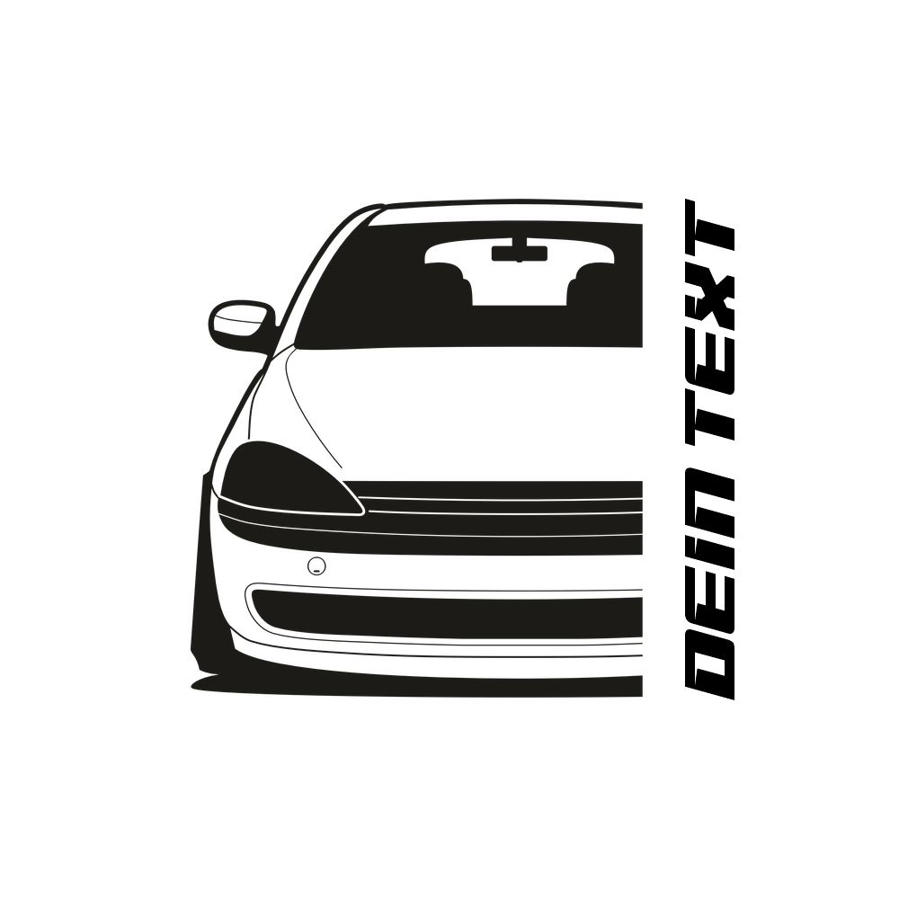 Opel Corsa C BJ 2000 – personalisierbares Shirt & Hoodie
