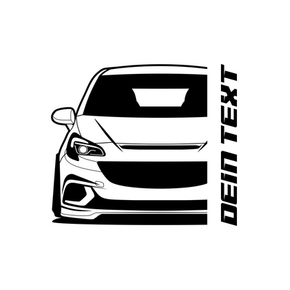 Opel Corsa E GSI BJ 2014 – personalisierbares Shirt & Hoodie