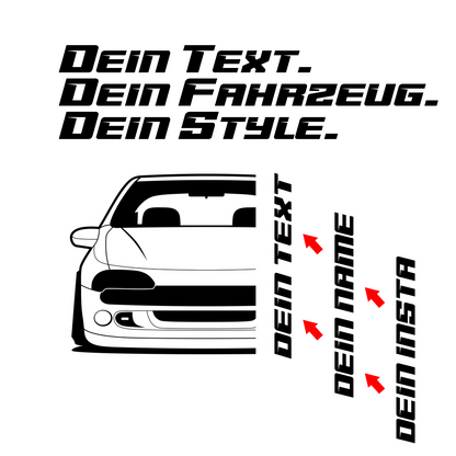 Opel Tigra A BJ 1994 – personalisierbares Shirt & Hoodie