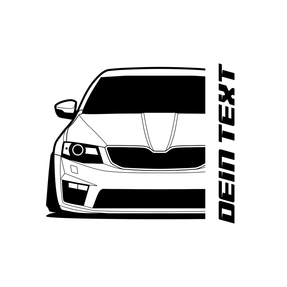 Skoda Octavia RS III MY 2012 – customizable Shirts & Hoodies