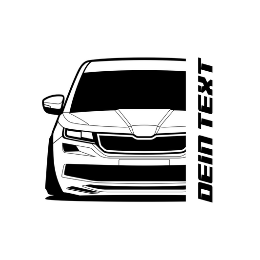 Skoda Kodiaq RS I BJ 2017 – personalisierbares Shirt & Hoodie