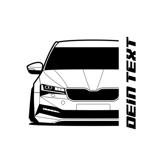 Skoda Superb III Sportline BJ 2019 – personalisierbares Shirt & Hoodie