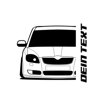 Skoda Fabia II MY 2007 – Customizable Shirts & Hoodies