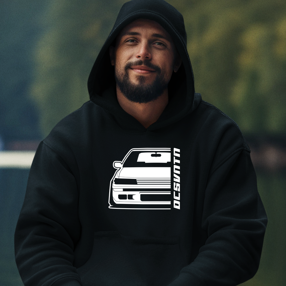 Toyota AE92 GTI BJ 1987 – personalisierbares Shirt & Hoodie
