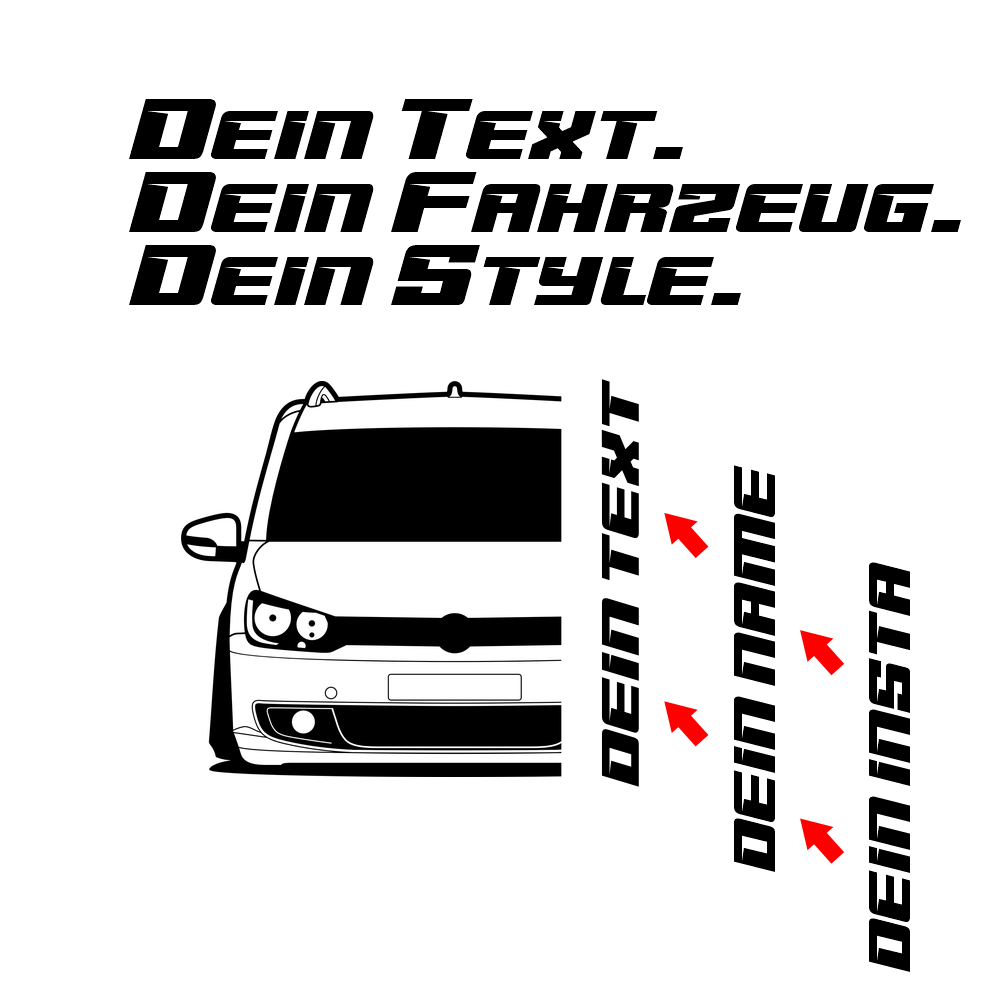 VW Touran I MY 2003 – customizable Shirts & Hoodies