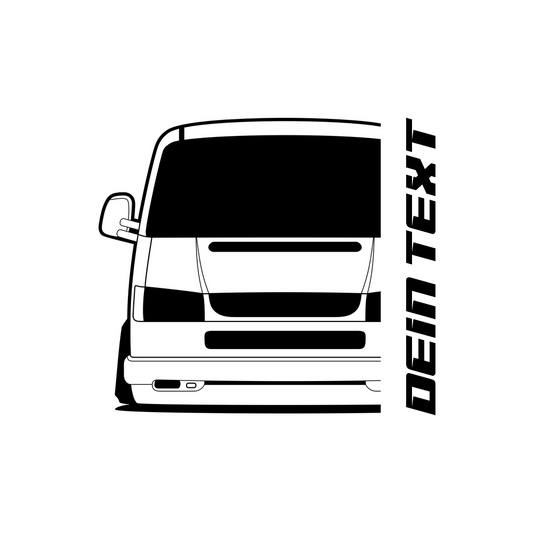 VW Transporter T4 7D BJ 1990 – personalisierbares Shirt & Hoodie