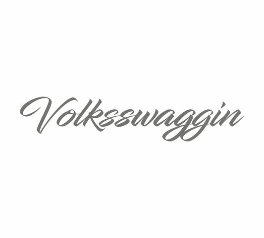 Volkswaggin wss – 17 cm Autofolie Sticker