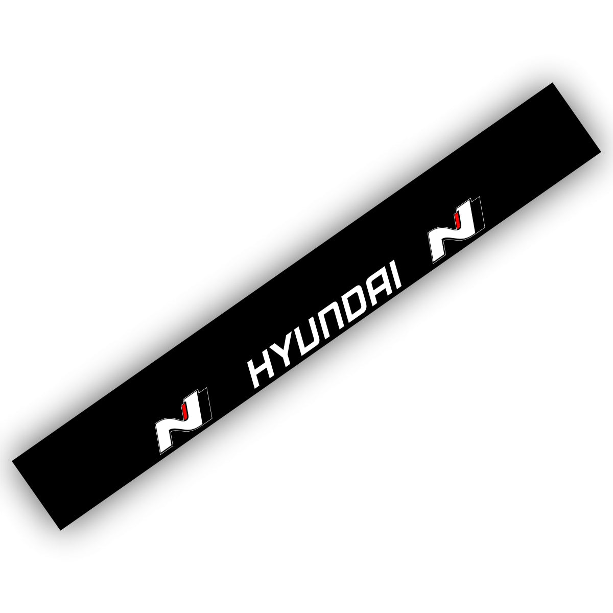 Hyundai N Banner Schwarz W-002B