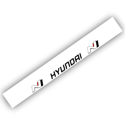 Hyundai N Banner Weiß W-002W