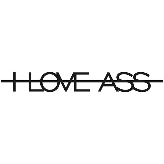 45 cm Sticker I Love Ass