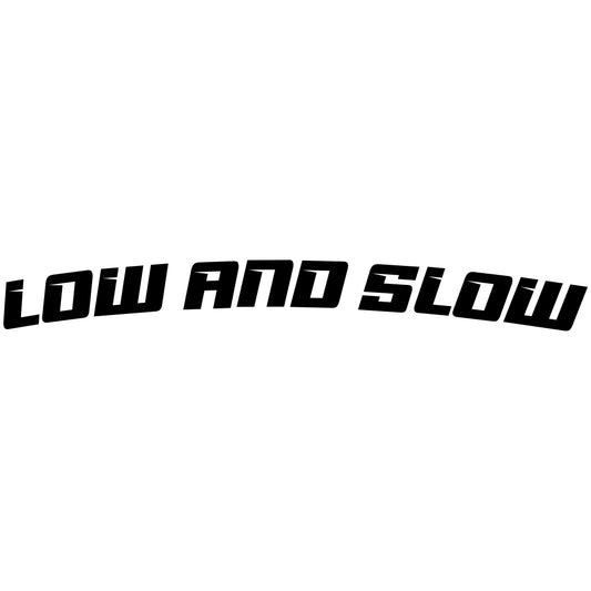W-118 Low and Slow Curved 45 cm Sticker