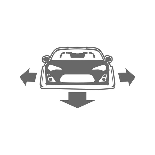 GT 86 Tief Breit – 15cm Autofolie Sticker