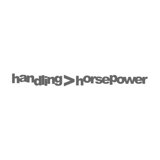 handling horsepower 17 cm Sticker