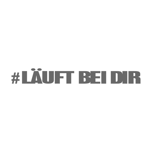 Läuft Bei Dir 17 cm Sticker
