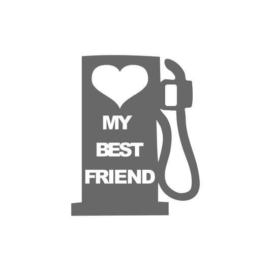 My Best Friend Tankstelle Sticker