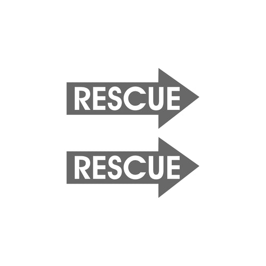 Rescue 2 pcs Sticker