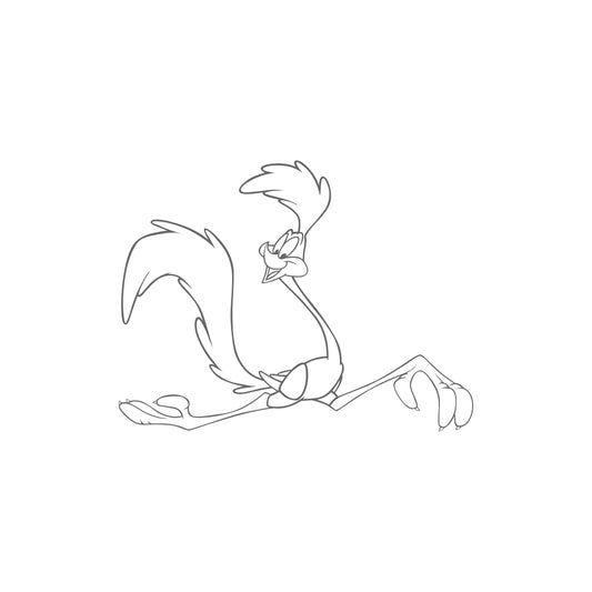 Road Runner Outline – 15cm Autofolie Sticker